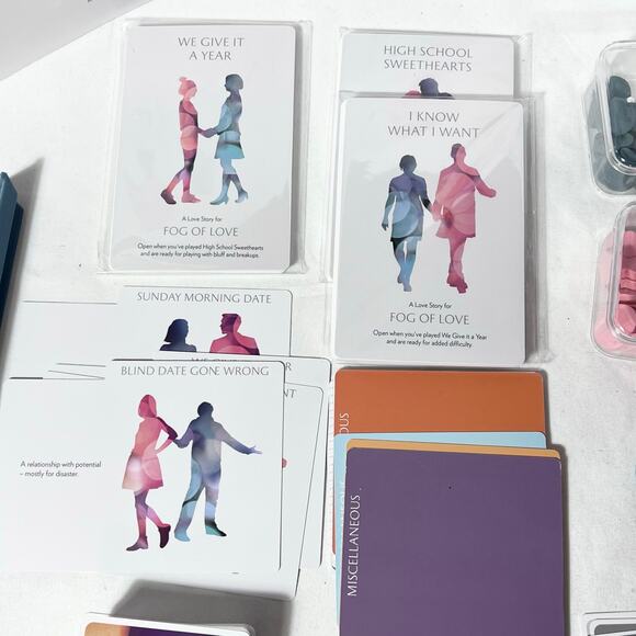 Fog of Love: Romantic Comedy Board Game by Jacob Jaskov Complete Used - Picture 7 of 11